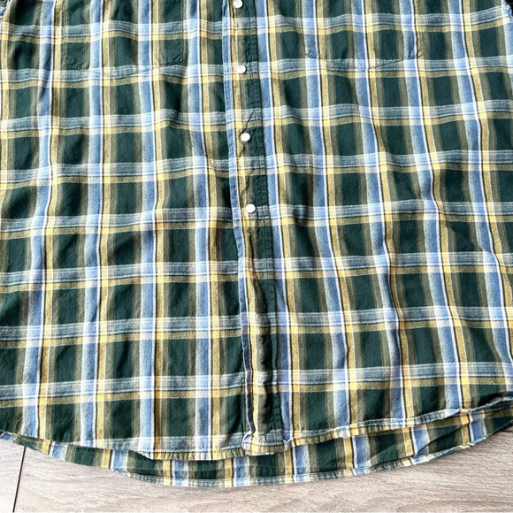 Panhandle Slim Plaid Cotton Western Button Down  Shirt - Picture 6 of 13